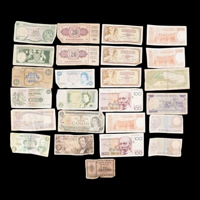 Lot 615 - A quantity of GB and world banknotes