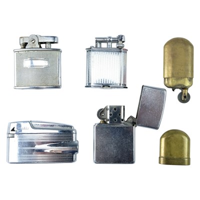 Lot 669 - A group of vintage lighters, including Ronson,...