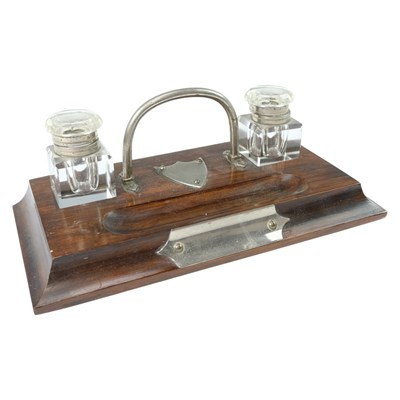 Lot 633 - An Edwardian rosewood and electroplated...