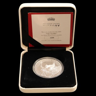 Lot 475 - A East India Company Queen's Virtues "Victory"...
