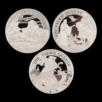 Lot 476 - Three East India Company "Faerie Queen" 1oz...