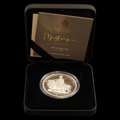 Lot 480 - A East India Company "Una and the Lion" 1oz...