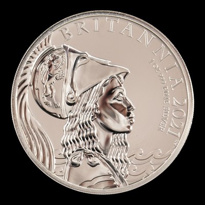 Lot 489 - A Royal Mint Britannia 2021 UK 1oz silver BUNC...