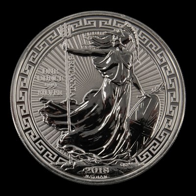 Lot 518 - A UK 2018 Britannia 1oz fine silver bullion coin