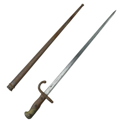 Lot 316 - A French Mle 1874 Gras Epee bayonet