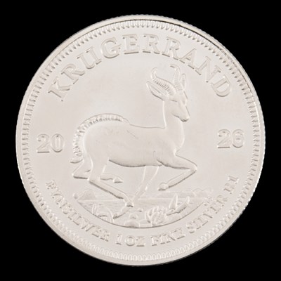 Lot 544 - A South Africa 2026 1oz Krugerrand fine silver...
