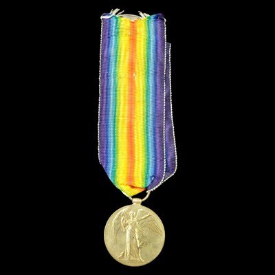 Lot 10 - A Great War Victory medal, to 1916 Pte W D...