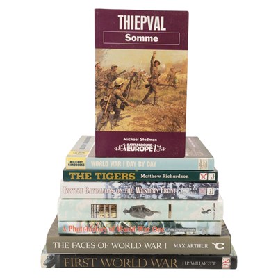 Lot 387 - A group of books on the First World War