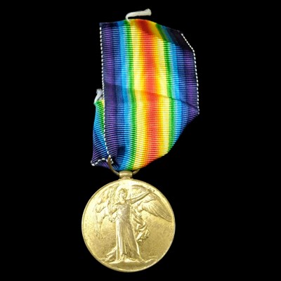 Lot 21 - A Great War Victory medal, to 21378 Pte A...