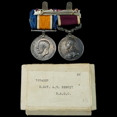 Lot 22 - British War and Army Long Service Good Conduct...