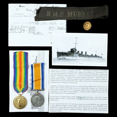 Lot 25 - British War and Victory medals, to J63825...