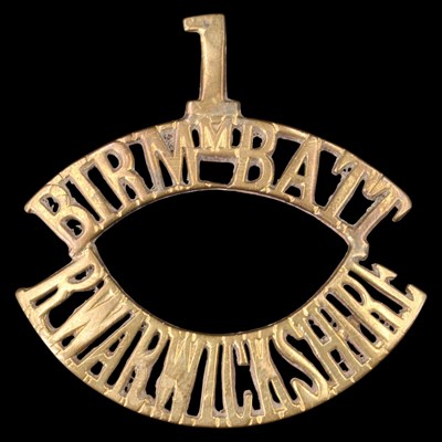 Lot 125 - A 14th Service (1st Birmingham) Battalion...