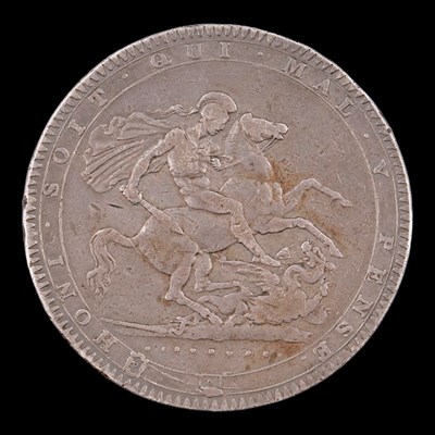 Lot 602 - A George III 1819 silver crown coin