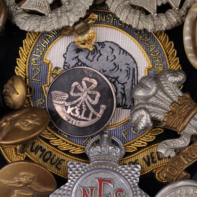 Lot 110 - British military and Civil Defence cap badges...