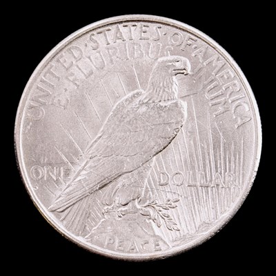 Lot 609 - A USA 1925 silver "Peace" dollar coin
