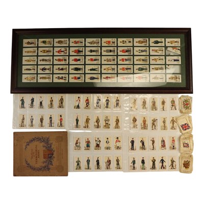 Lot 426 - A group of cigarette cards and silks