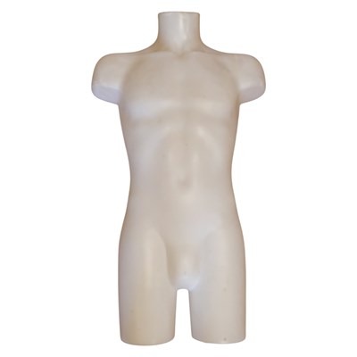 Lot 229 - A male mannequin display torso (stand lacking)