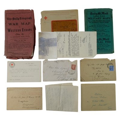 Lot 232 - Great War and later field correspondences and...