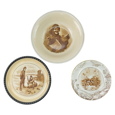 Lot 249 - A Bruce Bairnsfather "Old Bill" humorous bowl...