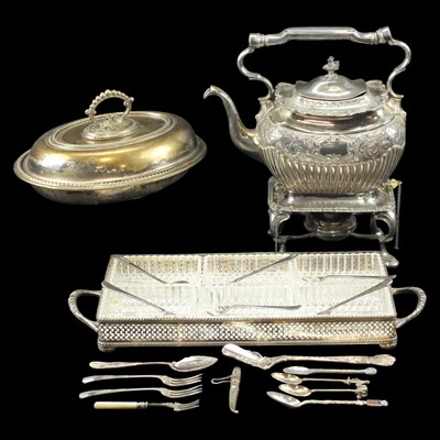 Lot 1193 - A Victorian Ashberry & Sons electroplate...