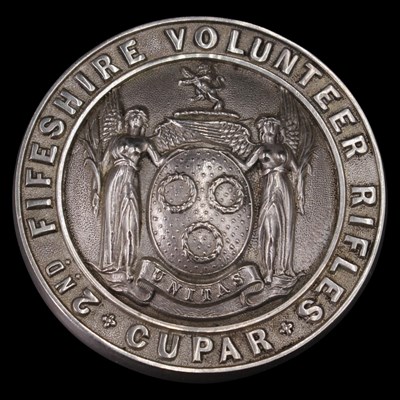 Lot 65 - A 2nd Fifeshire Volunteer Rifles officer's...