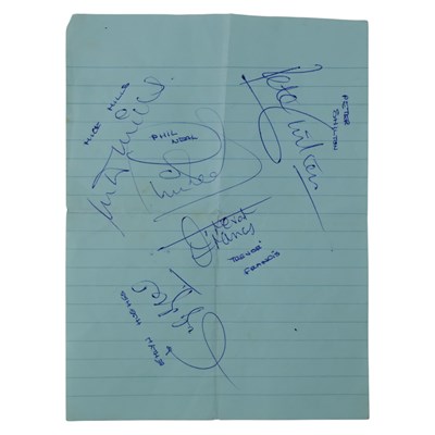 Lot 702A - A late 1970s / early 1980s England football...