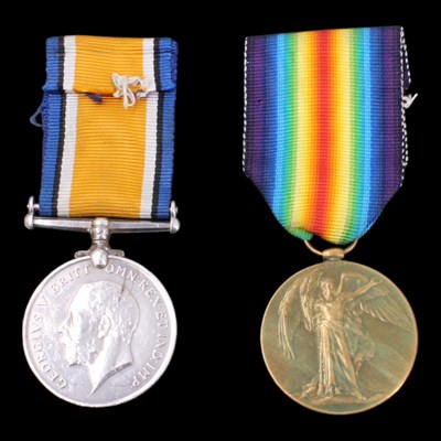 Lot 6 - British War and Victory medals, to 3781 Pte C...