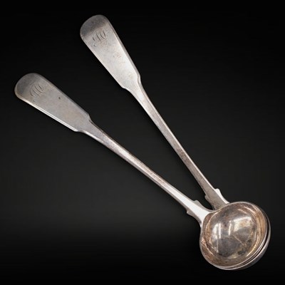 Lot 1158 - A pair of George III Scottish silver oar...