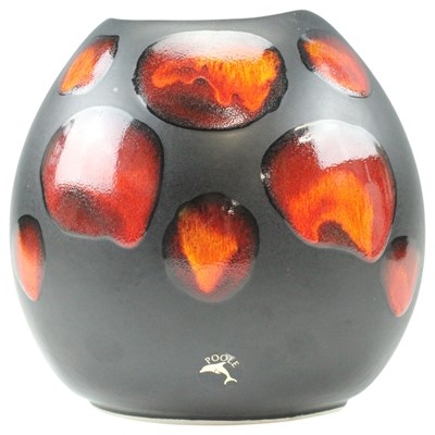 Lot 959 - A Poole Pottery "Galaxy Lava" vase, 18 cm