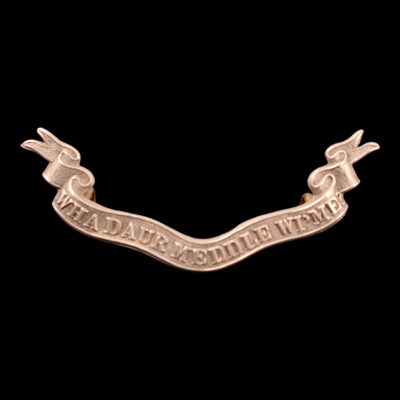 Lot 80 - A Scottish Border Mounted Rifles or similar...