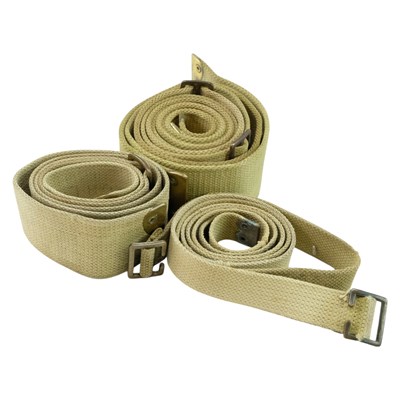 Lot 222 - Three British Pattern 1908 webbing braces...