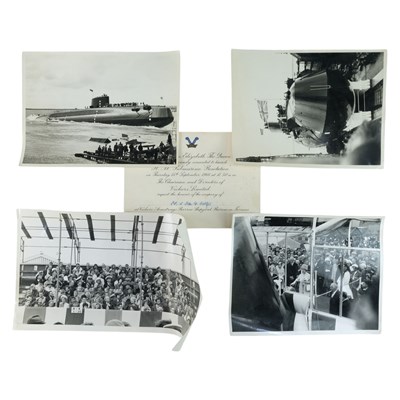 Lot 638 - Four monochrome photographs relating to the...