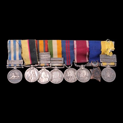 Lot 14 - A Victorian and later miniature medal group,...