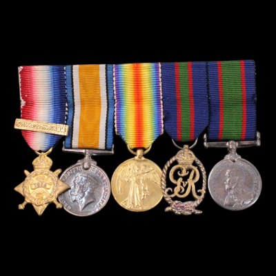 Lot 25 - A Great War Royal Naval Reserve miniature...