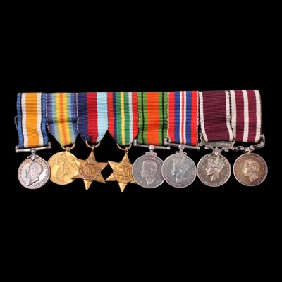 Lot 27 - A Great War and later miniature medal group,...