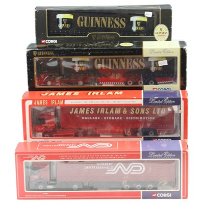 Lot 734 - A group of Corgi diecast trucks and...