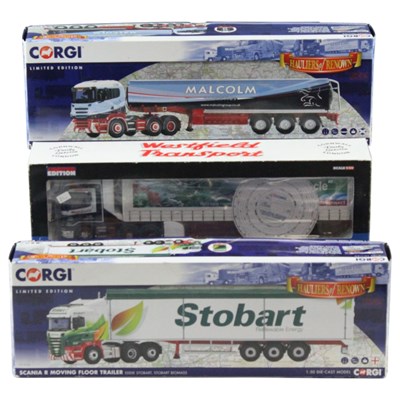Lot 735 - Three Corgi "Hauliers of Renown" diecast...
