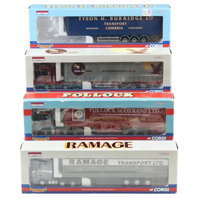 Lot 736 - Four Corgi "Hauliers of Renown" diecast...