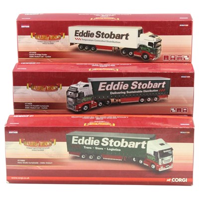 Lot 741 - Three Corgi "Hauliers of Renown" Eddie Stobart...