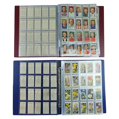 Lot 384 - Two albums containing WD & HO Wills, Gallagher...