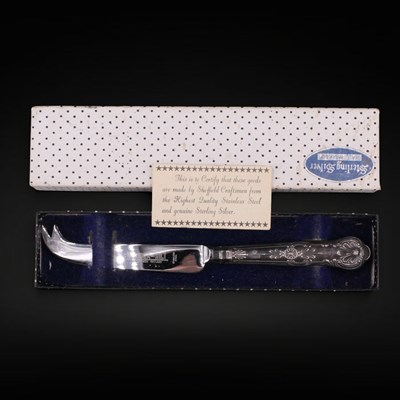 Lot 1172 - A cased 1970s silver-handled King's pattern...
