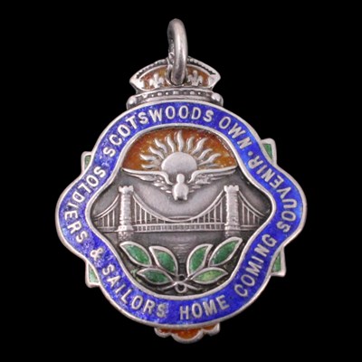 Lot 32 - A Scotswood 1919 silver Great War tribute...