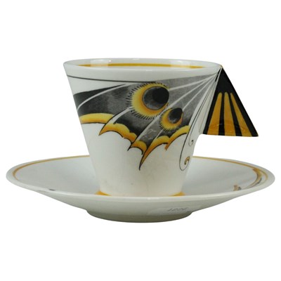 Lot 977 - A 1930s Shelley Art Deco "Yellow Butterfly...
