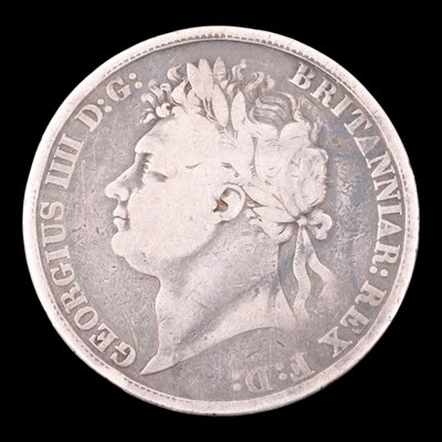 Lot 393 - A George IV 1821 silver crown coin
