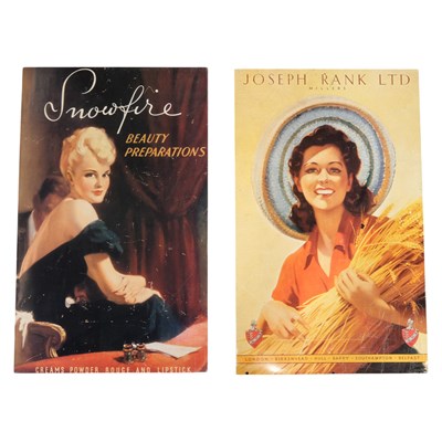 Lot 514 - Two 1980s tinplate signs by the Metal Box...