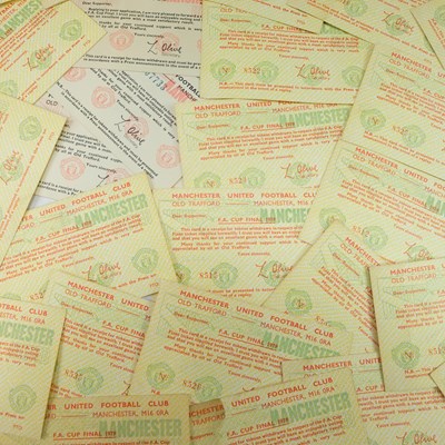 Lot 573 - [Football] A group of 28 ticket receipts for...