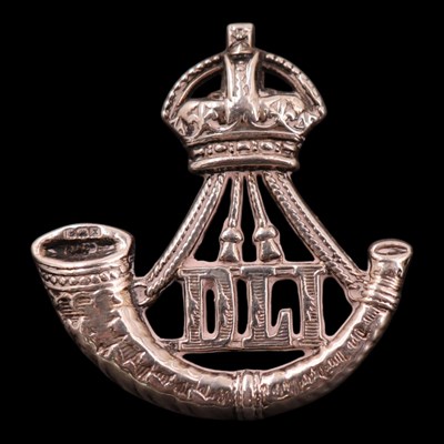 Lot 70 - A 1922 Durham Light Infantry officer's silver...
