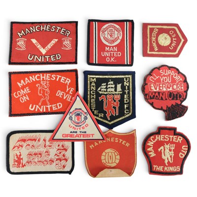 Lot 592 - A group of ten Manchester United Football Club...