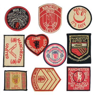 Lot 593 - A group of ten Manchester United Football Club...