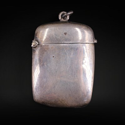 Lot 1182 - An Edwardian silver fob vesta case, W G Keight...